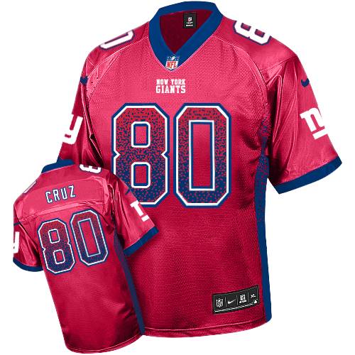 Youth Elite Victor Cruz Nike Jersey Red - #80 Drift Fashion NFL New York Giants